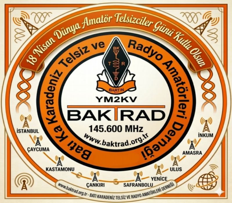 BATI KARADENİZ'DEN TÜM DÜNYAYA: 18 NİSAN DÜNYA AMATÖR TELSİZCİLER GÜNÜNÜZ KUTLU OLSUN!