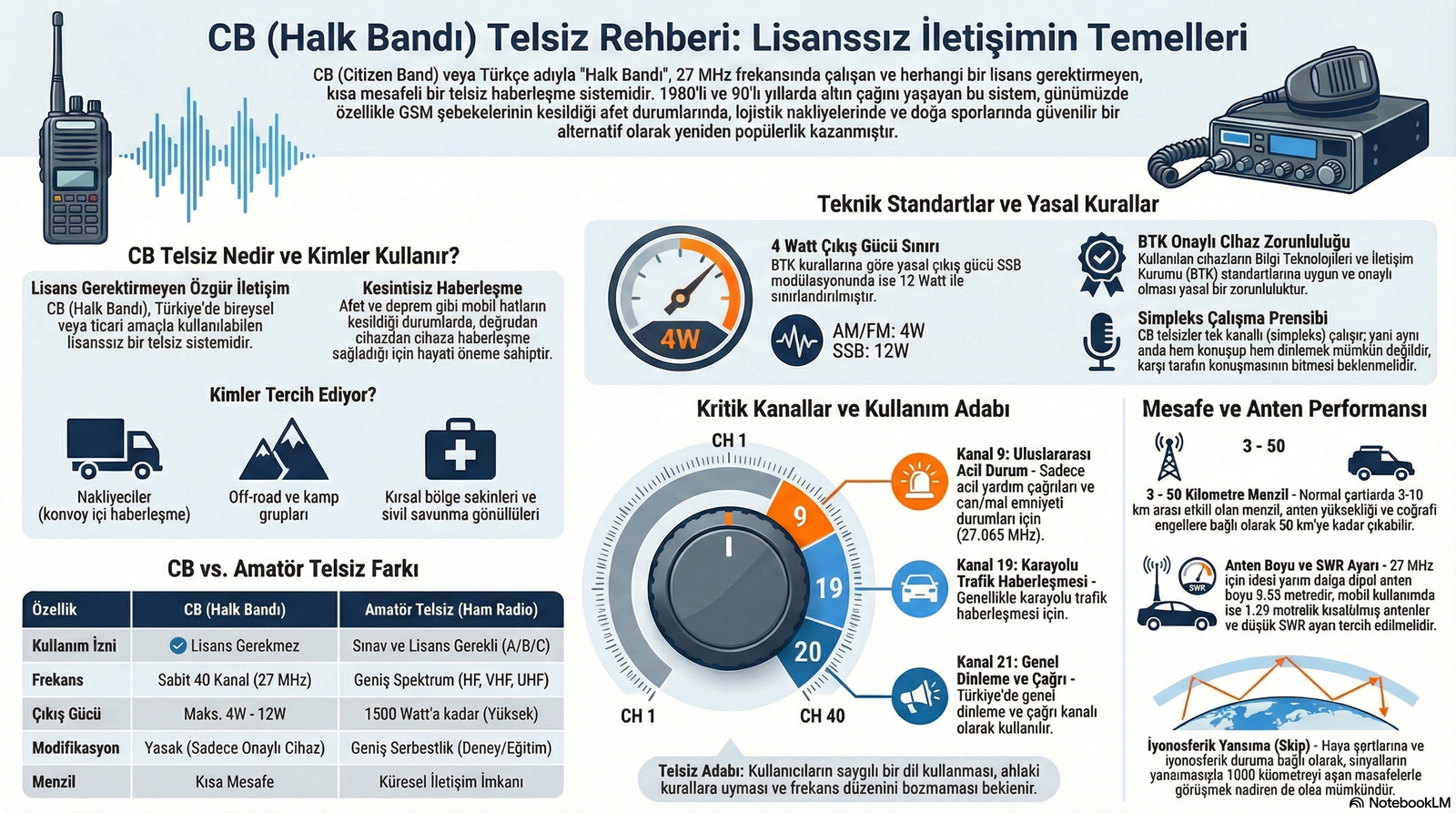 Halk Bandı (CB) Nedir ve Nasıl Kullanılır?