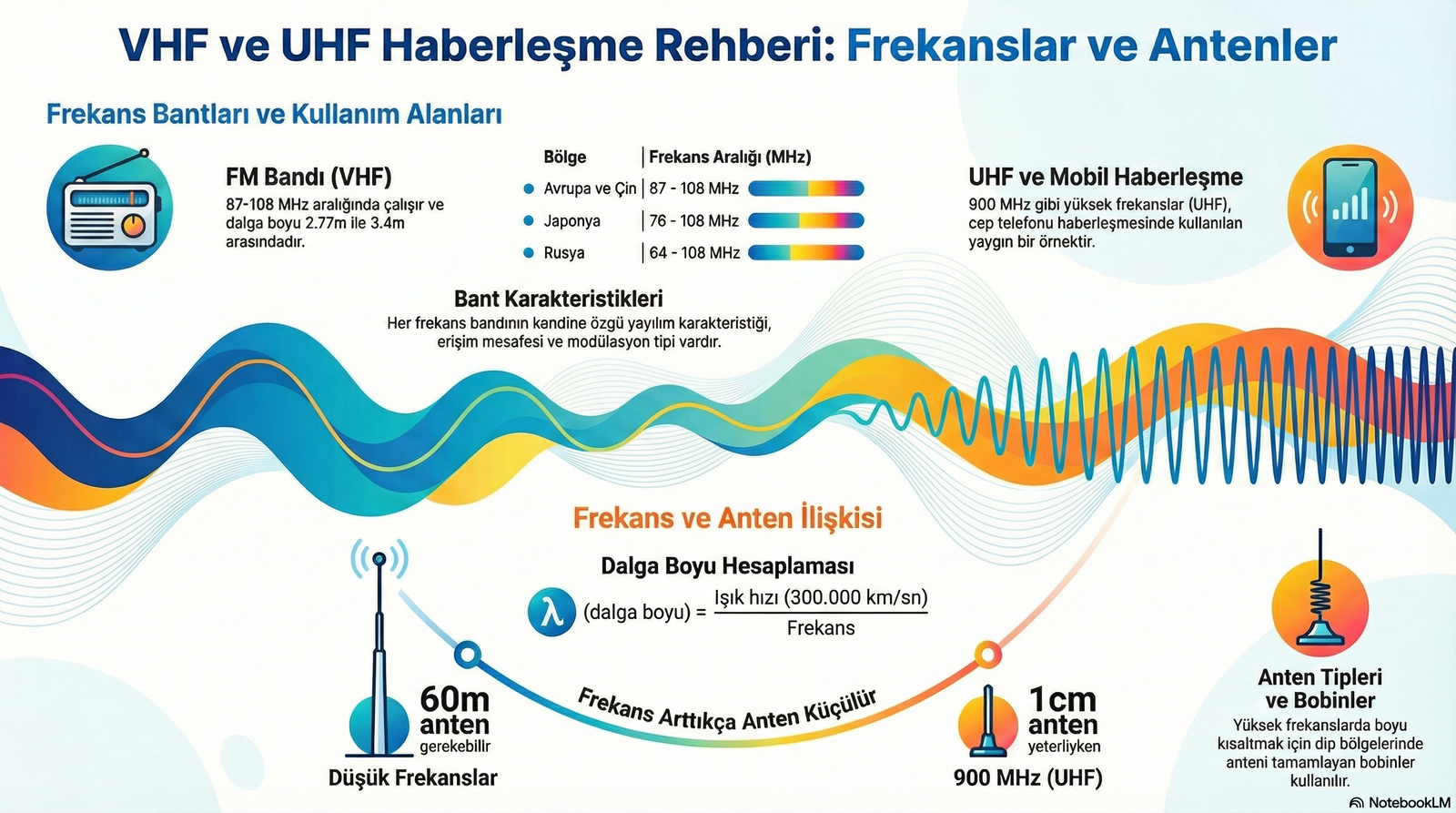 VHF ve UHF BANTLARI ÜZERİNDEN HABERLEŞME